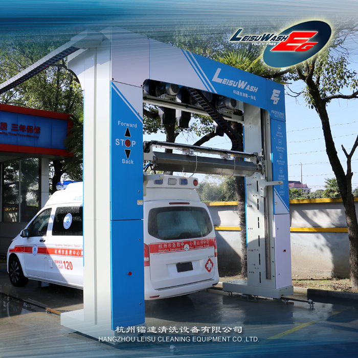 鐳翼EG仿形升降搖擺式高壓無(wú)接觸大巴洗車機(jī) 卡車清洗設(shè)備 工程車設(shè)備